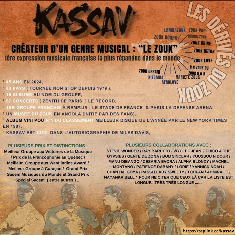 C’est en Mai 2023 que le groupe Kassav’ a entamé sa tournée "Hommage à Jacob Desvarieux" « Sé’w nou enmé ».